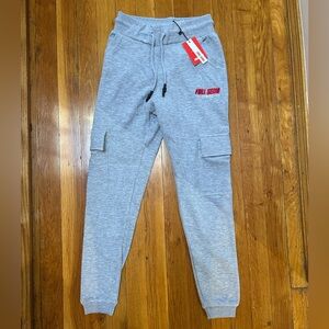 Full Send Grey Cargo Joggers NEW WITH TAGS!